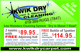 kwik dry carpet and upholstery cleaning