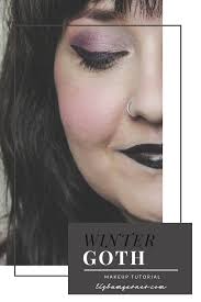 winter goth makeup tutorial liz