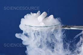 photograph dry ice sublimation