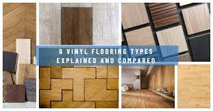 6 vinyl flooring types explained and