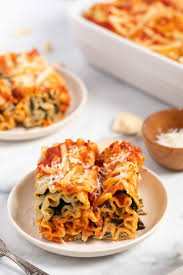 vegan lasagna roll ups with tofu