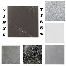 vinyl self adhesive tiles slate grey