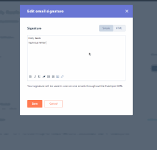 Add An Email Signature In The Crm