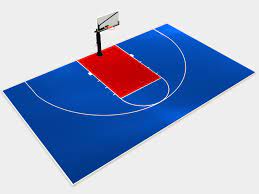 50 x 30 basketball half court