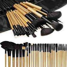 32 pc makeup brush for travel