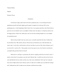 narrative essay examples high school 