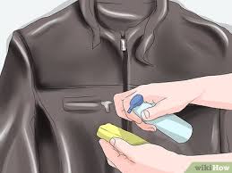 3 ways to clean a leather jacket wikihow