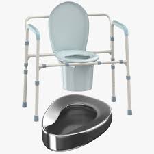 cal bedpan commode chair 3d