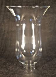 Clear Glass Hurricane Lamp Shade Candle