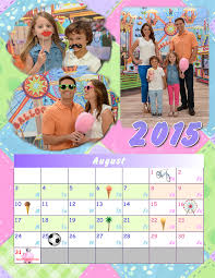 Photo Calendar With Family Pictures Family Calendar Design