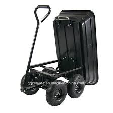 gorilla carts poly garden tool cart