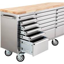 stainless steel industrial tool chest