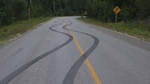 Image result for skid marks on the road