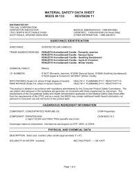 material safety data sheet msds w 133