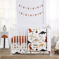 mod dino baby boy or girl nursery crib
