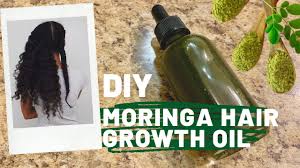 diy moringa infused hair growth oil