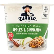 quaker instant oatmeal apple cinnamon 1