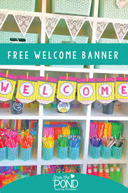 pencil classroom welcome banner from