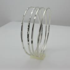 Silver and gold minimalist bracelet. Sterling Silver Bracelets Extra Large Size Bangle Set Xl Etsy