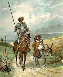 Don quijote y sancho panza. Cuales Son Los Personajes Del Quijote De La Mancha Respuestas Tips