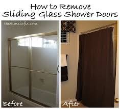 8 Replacing Shower Door With Curtain