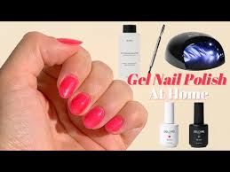 gel nail polish at home you