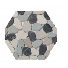 for durable meshed pebbles tiles