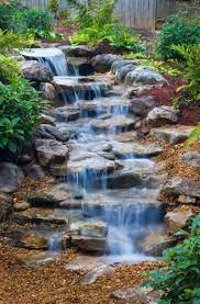 37 Backyard Garden Waterfall Ideas