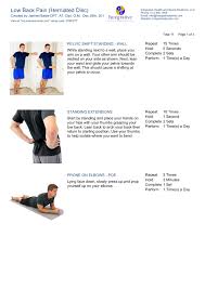 home exercise program for low back pain