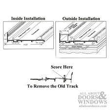 sliding gl door track sliding