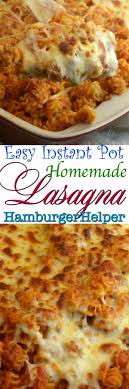 homemade lasagna hamburger helper