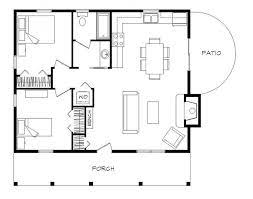 Bay View Ii Fp Cabin Floor Plans Log