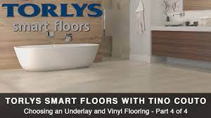 torlys underlay and vinyl flooring