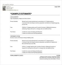 Business Estimate Template Quote Word Small Forms
