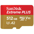 Extreme Plus 512GB 200MB/s microSD Memory Card Sandisk