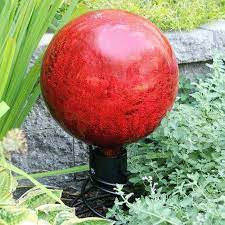 Achla Garden Gazing Globe Red Le