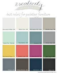 best paint colors for painting furniture