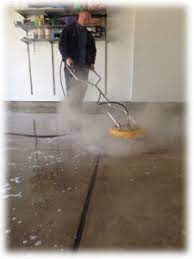 garage floor pressure washing chicagoland