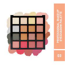 half n half professional makeup kit 16 colours eyeshadow palette multicolor 03 18 gm