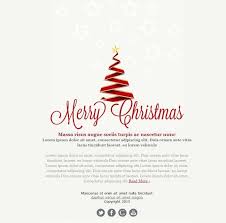Christmas Greeting Email Template Email Card Template Free Card