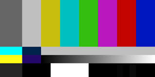 what are the colored bars on tv called