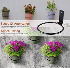 Alibaba.com offers 4,717 hanging plant hooks products. 3 Pack Flower Pot Holder Ring Wall Mounted Iron Planter Hook 4inch Flower Pot Ring Wall Bracket Hanging Railing Planter Buy 3 Pack Flower Pot Holder Ring Wall Mounted Iron Planter