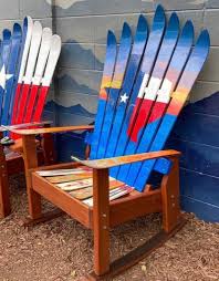 Texas Sunset Mural Flag Patio Chair