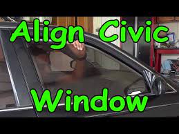 how to align honda civic window 1996