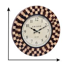 18 Wood Handmade Chessbase Wall Clock
