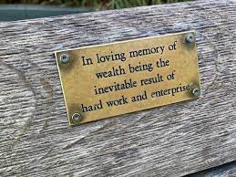 London S Most Wonderful Bench Plaques