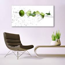 Canvas Wall Art Lime Water Kitchen