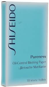 shiseido pureness oil control blotting