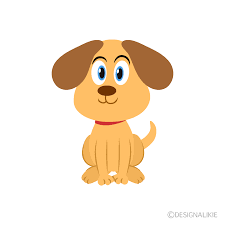 sitting puppy front cartoon free png