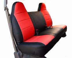 Iggee S Leather Custom Bench Front Seat